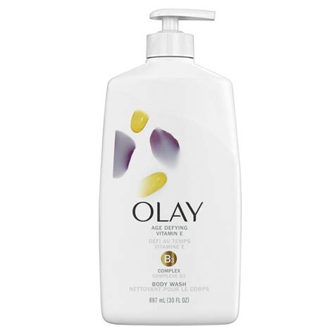 Olay Age Defying Body Wash For Women With Vitamin E 30 Oz Walmart