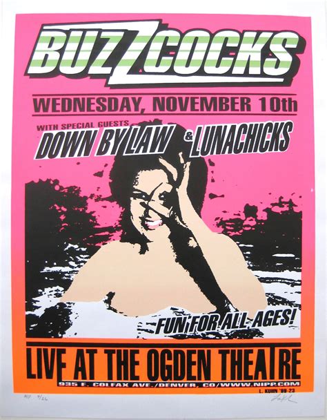 The Buzzcocks Concert Poster 1999 Etsy