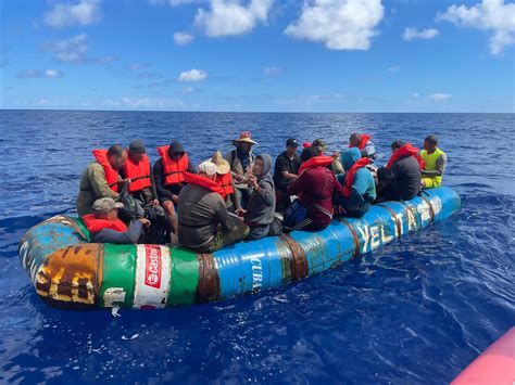 cuban migrants swim ashore in florida after boat sinks during hurricane ian