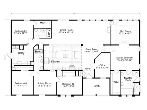 Mmh has a large collection of small floor plans and tiny home designs for 2500 sq ft plot area. 2500 sq ft modular house plans single story - Google Search | House plans\ | Pinterest | Google ...