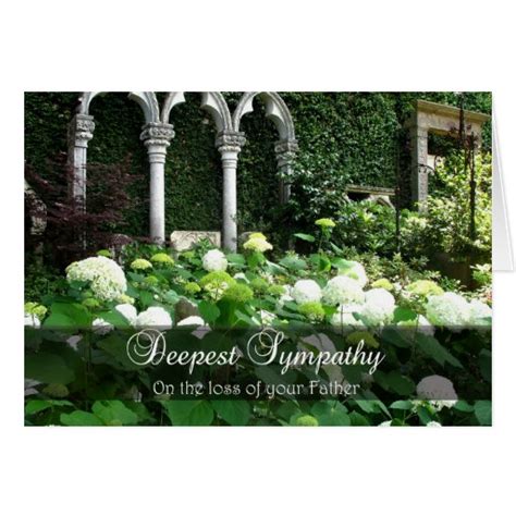 Loss Of Father With Deepest Sympathy Card Zazzle