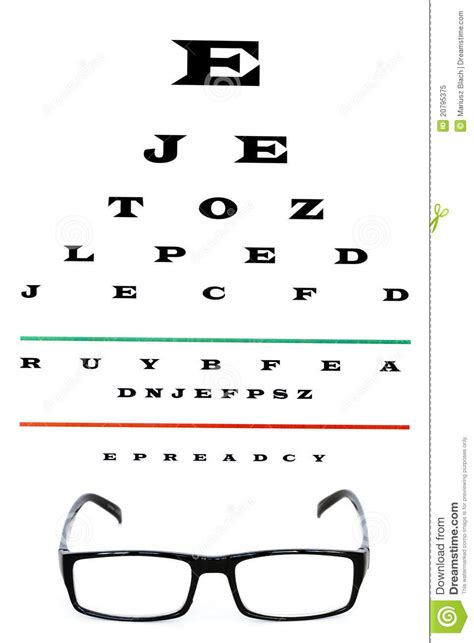 Eye Chart Stock Image Image Of Exam Ophthalmologist 20795375