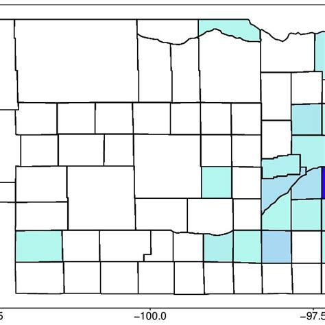 Map Of Nebraska Counties With The Sum Of Total Cover Crop Ha Managed By