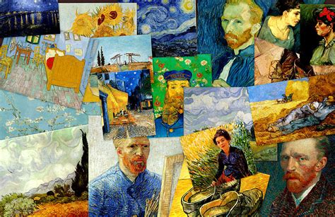 Van Gogh Collage Digital Art By Galeria Trompiz Pixels
