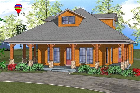 Efficient 2 Bed House Plan With Wrap Around Porch 530024ukd