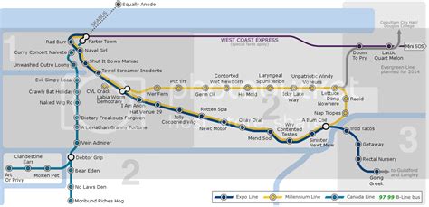 Updated Vancouver Skytrain Map For 2017 Rvancouver