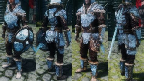 Refracting Stalhrim Armors And Weapons Unp Cbbe 7base At Skyrim