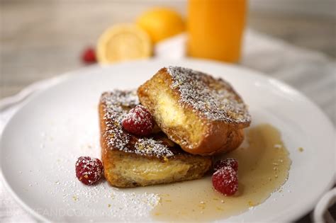 Lemon Cream Stuffed French Toast — Broke And Cooking