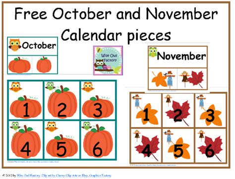 November Free Printables And Resources Printable Calendar Numbers
