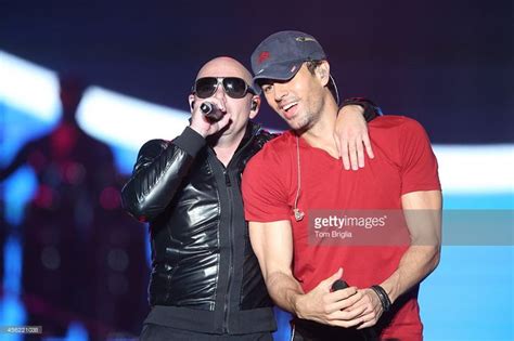 Rapper Latin Grammy Winner Pitbull Performed On Stage At Historic