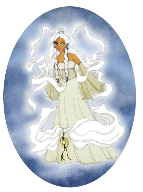 An Illustration Of A Woman In White Dress With Long Hair And Braids On