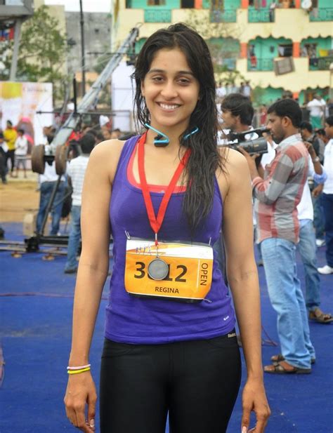 Regina Cassandra Hyderabad 10k Run Photos Sleeveless Sweeties