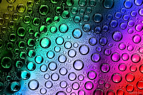 Colourful Water Droplets Wallpaper Download Colorful Hd Wallpaper Appraw