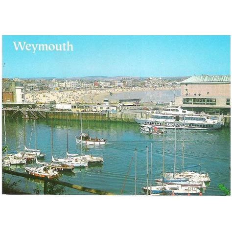 Weymouth Dorset From The Nothe Salmon Postcard C1980s On Ebid