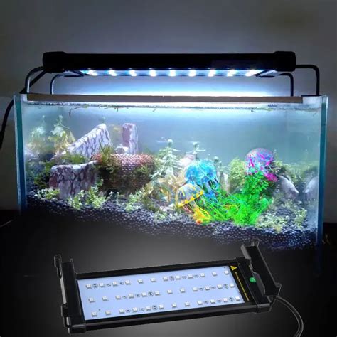 Extendable 30 50cm Rgb 16 Colors Aquarium Led Lighting Fish Tank Led