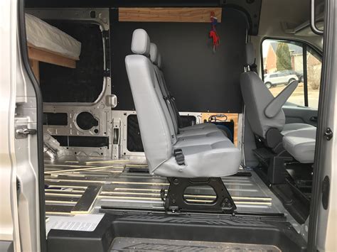 Van Conversion Installing Nd Row Bench Seat In Ford Transit