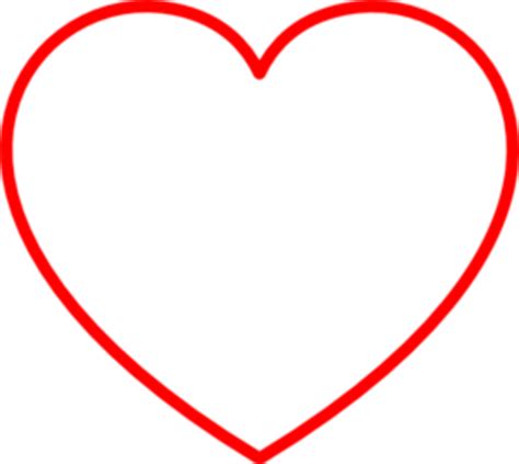 Red Heart Clipart Red Heart Outline Md Free Images At