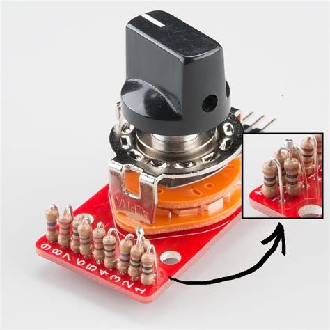 Rotary Switch Potentiometer Hookup Guide Sparkfun Learn