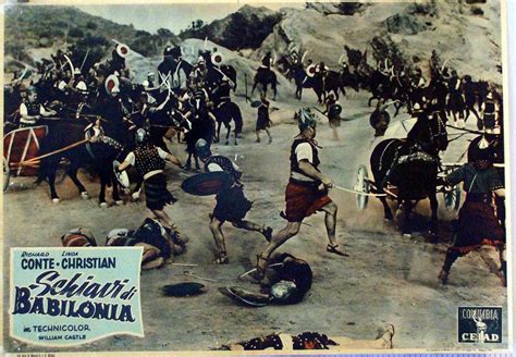 Slaves Of Babylon Movie Posterschiavi Di Babiloniafotobusta 1953