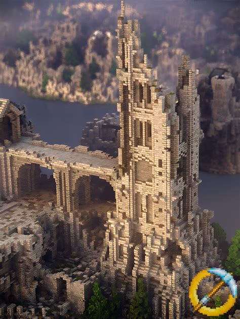 Osgiliath Tower Minecraft Middle Earth