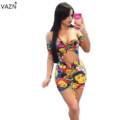 Buy Vazn 2018 Fashion Bandage Print Women Sexy Short