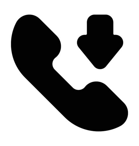 Phone Call Flat Vector Rounded Icon — Stock Vector © Anastasyastocks
