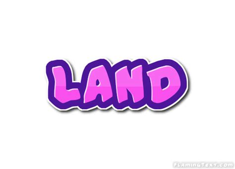 Land Logo Free Logo Design Tool From Flaming Text