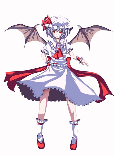 Furagu Remilia Scarlet Touhou Absurdres Highres 1girl Bat Wings