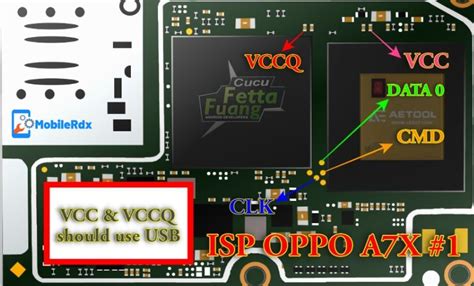 Oppo A Ufs Isp Pinout To Bypass Frp User Lock Images