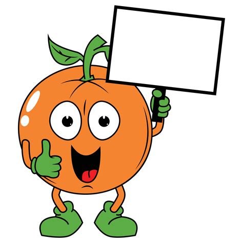 Joli Graphique De Dessin Animé De Fruits Orange 16247174 Telecharger