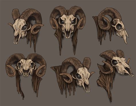 Lioden Goat Skull Mask By Deertush On Deviantart