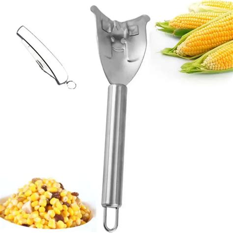new corn planer stainless steel corn peel planer stripper corn thresher household kitchen gadget