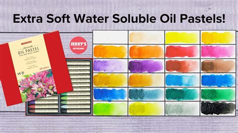 Unbox And Swatch Mungyo Gallery Artist Soft Oil Pastel Set Of 24