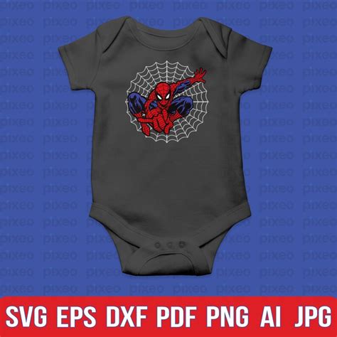 Spiderman Svg Spiderman Vector Spiderman Birthday Shirt Etsy