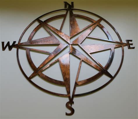 See more ideas about copper wall art, copper wall, art. Nautical COMPASS ROSE WALL ART DECOR 40" copper/bronze plated | eBay
