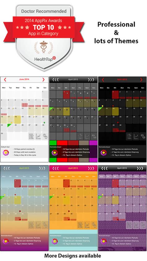Ovulation calculator app software features and description. MyDays X - Period & Ovulation™ APK Free Android App ...