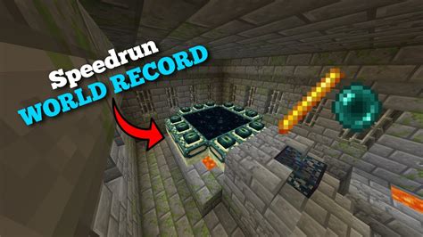 How You Can Get A Minecraft Speedrun World Record Youtube