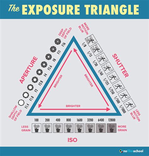 Understanding The Exposure Triangle Free Exposure Triangle Cheat Sheet
