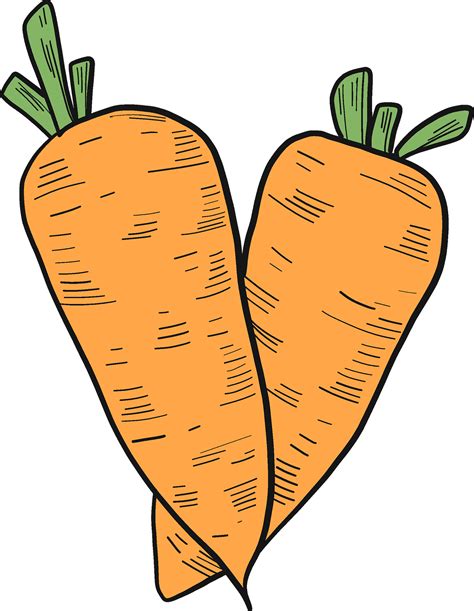 Two Carrots Clipart Carrot Png Download Full Size Clipart