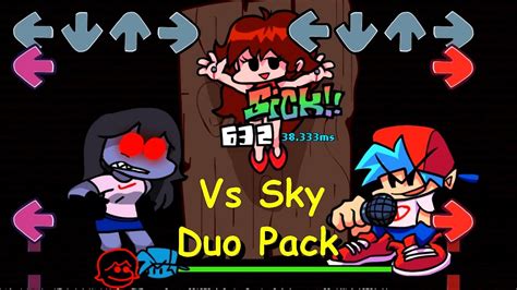 Vs Sky Mod Vs Sky Duo Pack Friday Night Funkin Mod Youtube