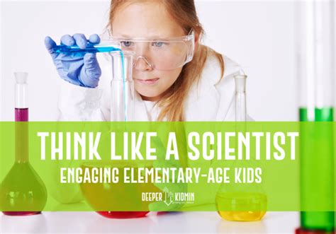 Think Like A Scientist Worksheet