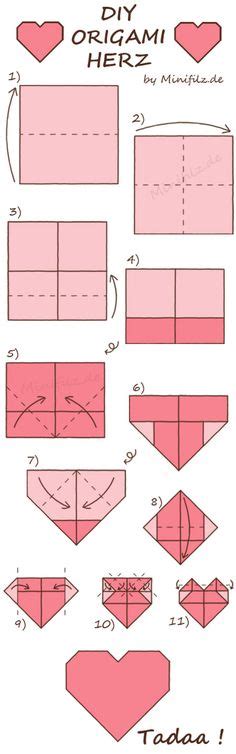 Printable Instructions For Origami Heart Paper Hearts Origami