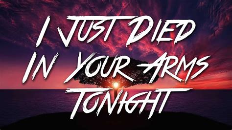 i just died in your arms tonight cutting crew lyrics [hd] youtube