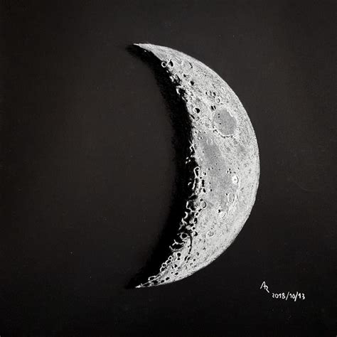 Crescent Moon Sketch At Explore Collection Of