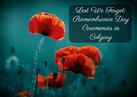 Remembrance Day Ceremonies Calgary