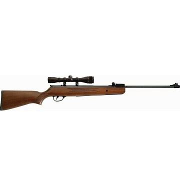 Daisy Air Rifle Powerline Ws Mm With Scope And Wood Stock