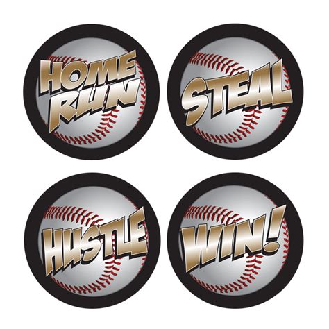 Autres Baseball Award Decals Par Pro Tuff 100 Hustle Award Stickers