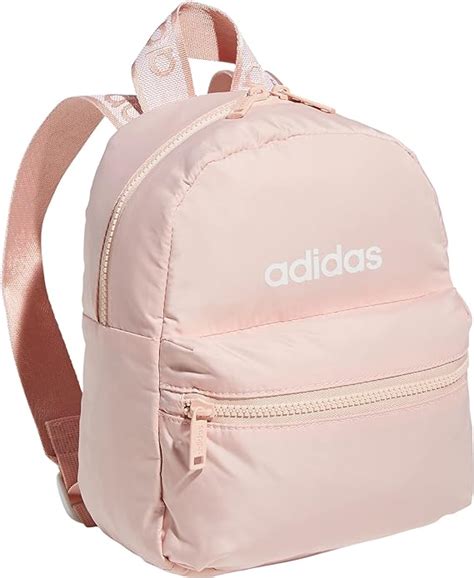 Adidas Womens Linear 2 Mini Backpack Small Travel Bag Vapour Pink