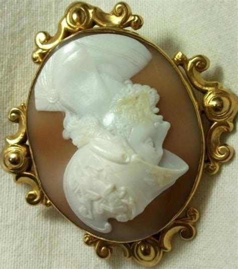 Antique Cameos Cameo Old Victorian Shell Coral And Hardstone Cameos Vintage Jewellery