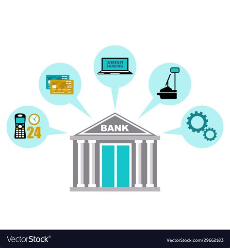 Icon All Banking Services Cash Operations Vector Image